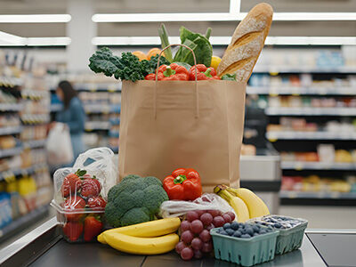 visuel Commerce alimentation