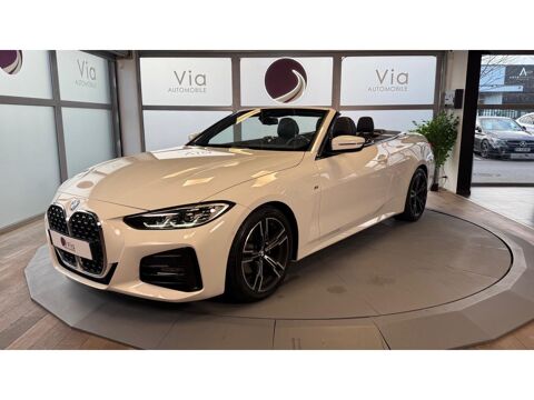 BMW S&eacute;rie 4 G23 420d Cabriolet M Sport BVA8 2023 - 1&egrave;re main - Suivi d\' 2023 occasion Saint-Maximin 60740