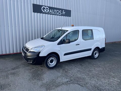 Peugeot Partner Long 1.6 BlueHDi / 100 Ch / Cabine approfondie / 27 672 km 2018 occasion Le Teilleul 50640