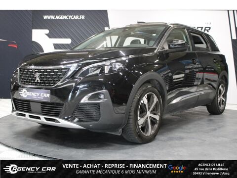 Peugeot 5008 1.5 BlueHDi BV EAT8 Allure 7 places Toit Ouvrant Cuir CarPla 2020 occasion Villeneuve-d'Ascq 59493