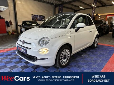 Fiat 500 cabriolet 1.0i BSG - 70 S&S S&eacute;rie 0 BERLINE Dolcevita PHASE 2022 occasion Artigues-pr&egrave;s-Bordeaux 33370