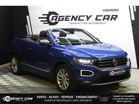 Volkswagen T-ROC 1.5 TSI Evo 150 DSG 7 CABRIOLET Style - Apple Carplay - Sile 2020 occasion Coigni&egrave;res 78310