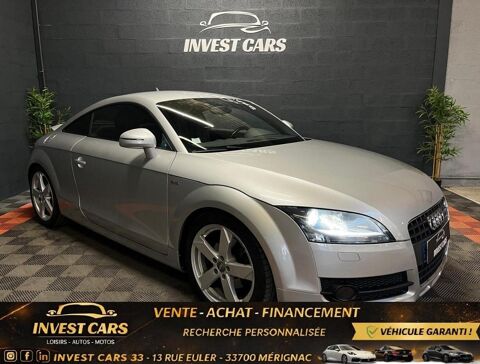 Audi TT Coup&eacute; (MK2) 2.0 TFSi 200ch S-Line BVM6 3p - GARANTIE 6 MOIS 2010 occasion M&eacute;rignac 33700