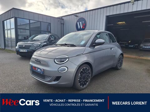 Fiat 500 E ELECTRIC 120 58PPM 42KWH AUTONOMIE-320KMH ICONE PLUS PACK MA 2022 occasion Caudan 56850