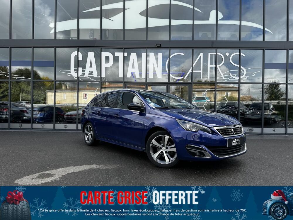 308 SW 130 - BV EAT6 II GT Line - GARANTIE 12 MOIS 2016 occasion 33450 Montussan