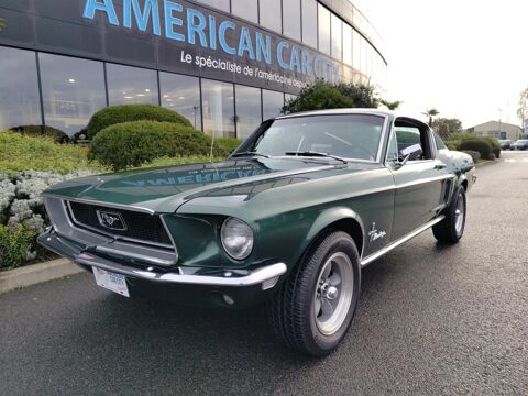 Ford Mustang FASTBACK d\'origine Highland Green,302 code J + Historique c 1968 occasion Le Coudray-Montceaux 91830