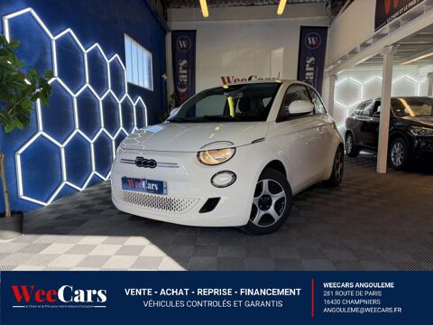 Fiat 500 E 120CH 42KWH GRANDE AUTONOMIE 320KM PASSION BVA - GARANTIE 1 2021 occasion Angoul&ecirc;me 16000