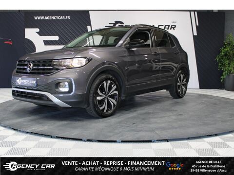 Volkswagen T-Cross 1.0 TSI BA DSG 7 Lounge CarPlay Faible km d&egrave;s 311,39?/ mois 2022 occasion Villeneuve-d'Ascq 59493