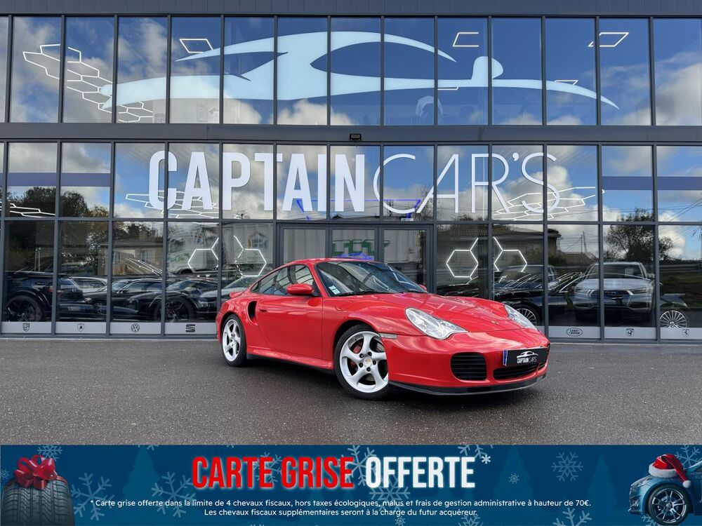 911 3.6i Turbo - 420 - BVA Tiptronic TYPE 996 COUPE Turbo - GAR 2002 occasion 33450 Montussan
