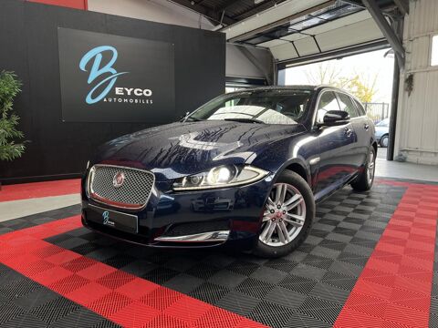 Jaguar XF 2.2d 163CH SPORTBRAKE BLACK EDITION - GARANTIE 6 MOIS 2014 occasion Tr&eacute;gueux 22950