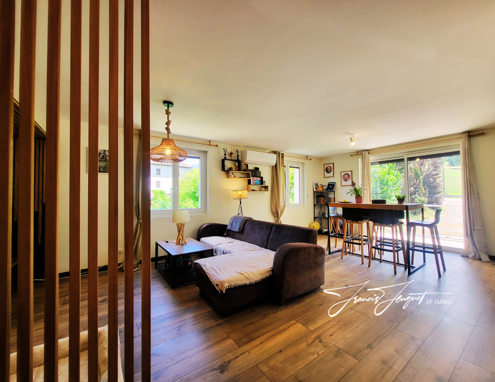 À vendre à Alby-sur-Chéran ? Appartement rénové, spacieux, avec jardin et sous-sol aménagé
