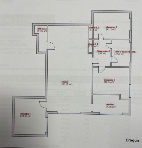  Appartement � louer 4 pi�ces 90 m�