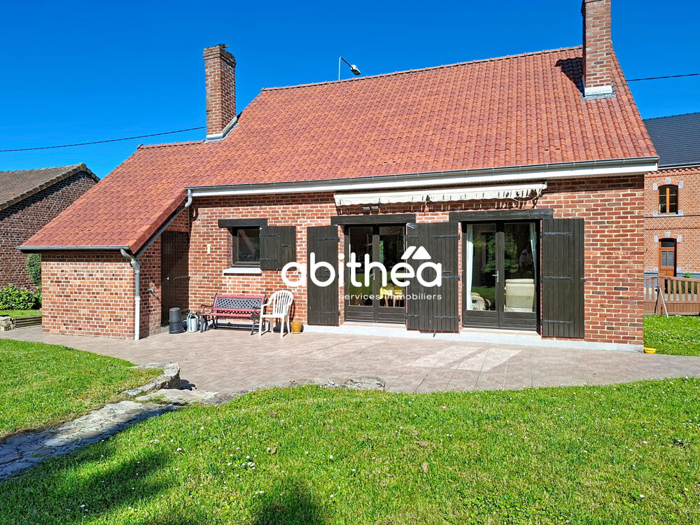 MAISON INDIVIDUELLE SEMI PLAIN PIED 92 m2 + 4 CHAMBRES + GRAND GARAGE + JARDIN