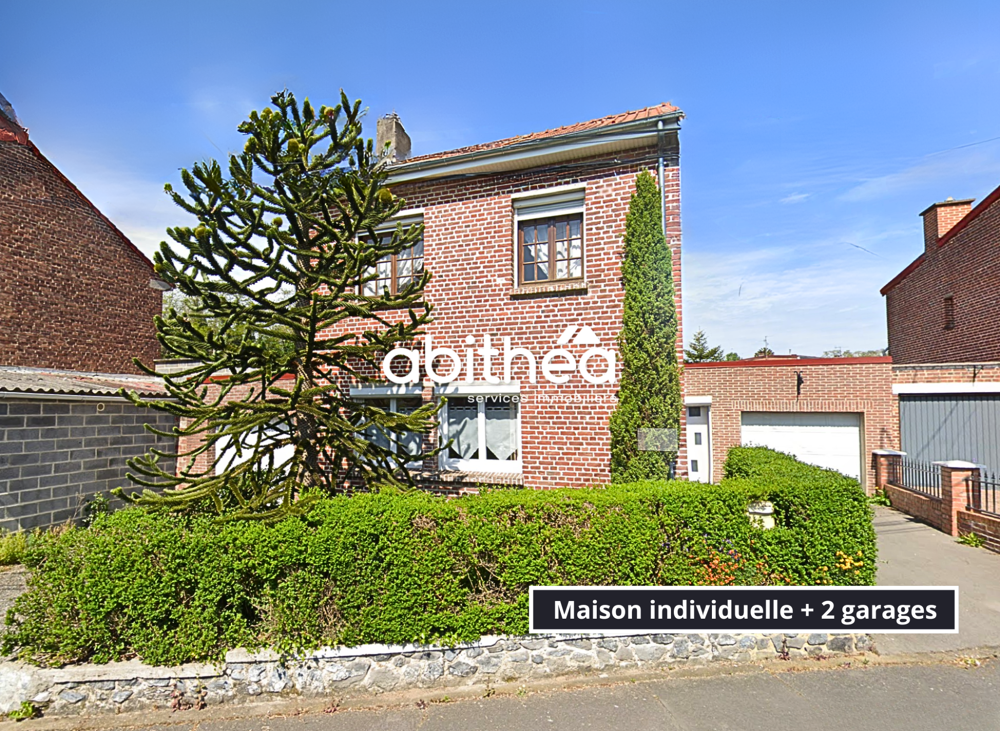 MAISON INDIVIDUELLE 82 m2 + 3 CHAMBRES + JARDIN + 2 GARAGES