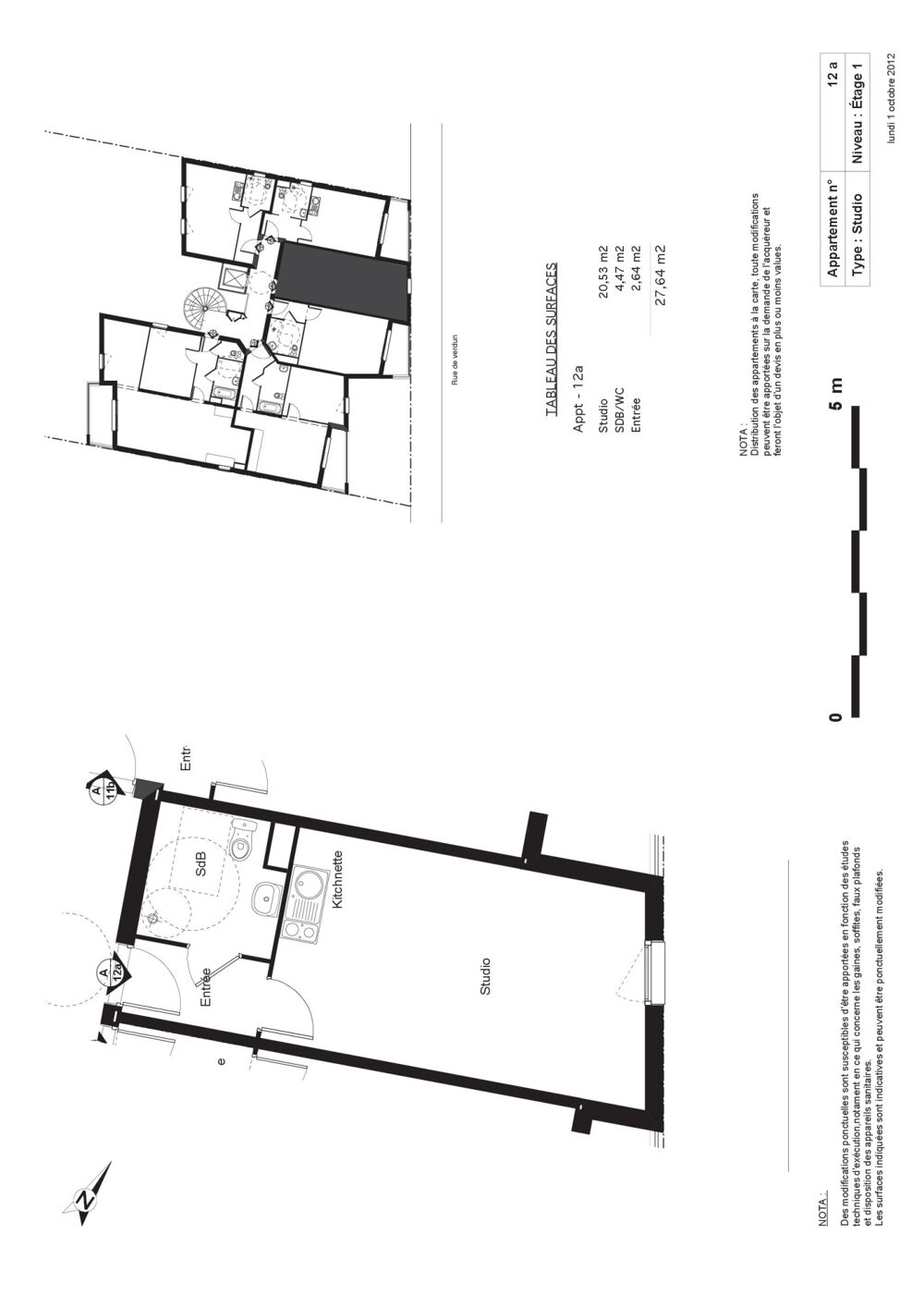 Grand appartement petite surface à vendre à Noisy-Le-Grand