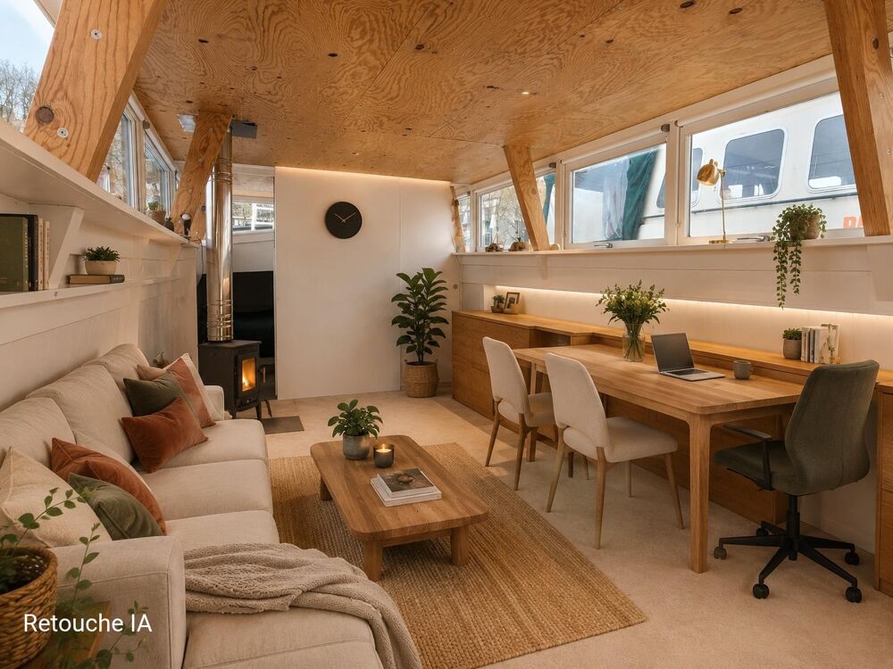 Vente Péniche Péniche 3 pièces Paris 19