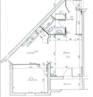  Appartement � louer 47 m�