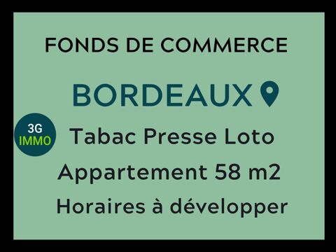 Vente fonds de commerce Tabac-Presse-FDJ &agrave; Bordeaux 660000 33000 Bordeaux