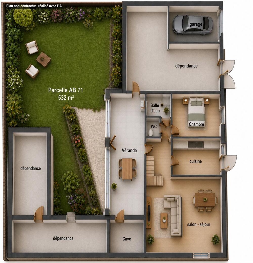 Maison 6 pièces
