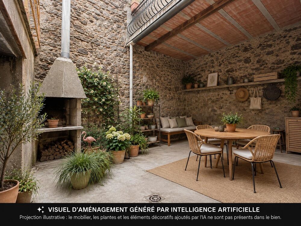 Vente Maison Maison en pierre 3 pièces Saint-thibéry