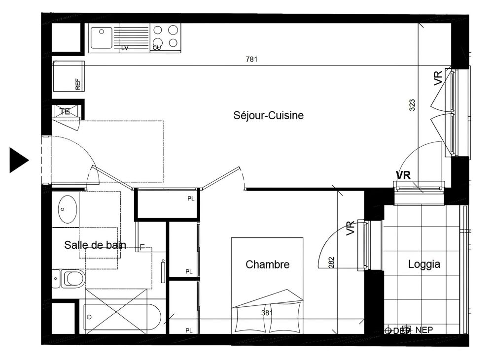 Appartement 2 pièces