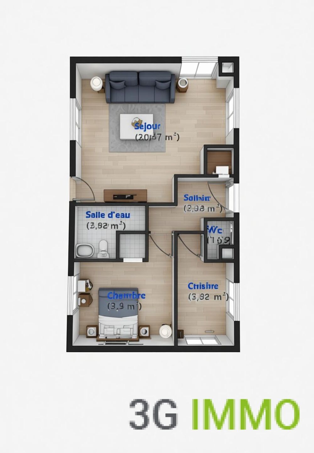 Appartement 2 pièces