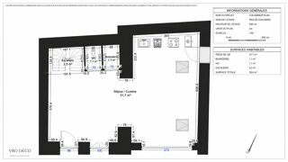  Appartement à vendre 2 pièces 57 m²