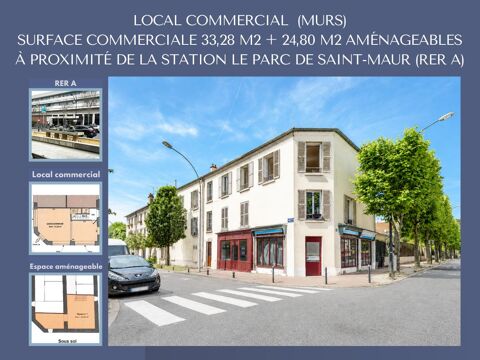 Vente murs pro  &agrave; Saint-maur-des-foss&eacute;s 199500 94100 Saint-maur-des-fossés