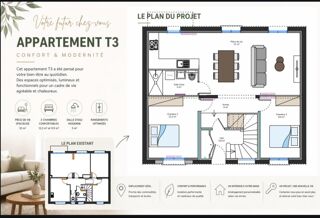  Appartement � vendre 3 pi�ces 66 m�