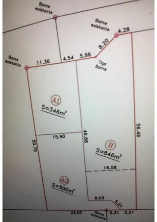  Terrain � vendre 346 m�