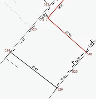  Terrain � vendre 870 m�