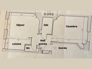  Appartement  vendre 2 pices 40 m