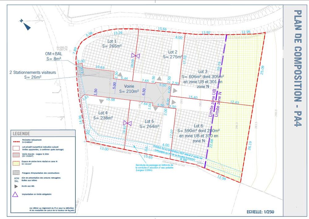 Vente Terrain Terrain constructible Pizay