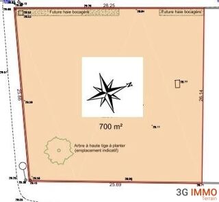  Terrain � vendre 700 m�