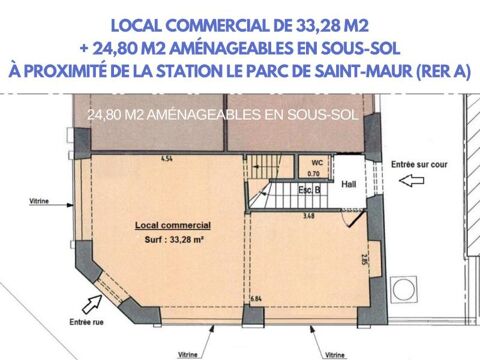   Vente murs pro  à Saint-maur-des-fossés 