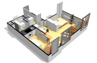  Appartement � vendre 1 pi�ce 42 m�