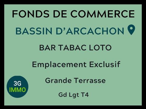 Vente fonds de commerce Tabac &agrave; Arcachon 855000 33120 Arcachon