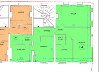  Appartement  vendre 3 pices 