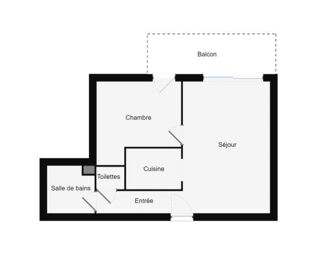  Appartement à vendre 2 pièces 40 m²