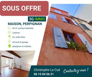  Maison � vendre 2 pi�ces 60 m�