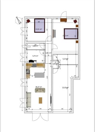  Appartement � vendre 4 pi�ces 100 m�