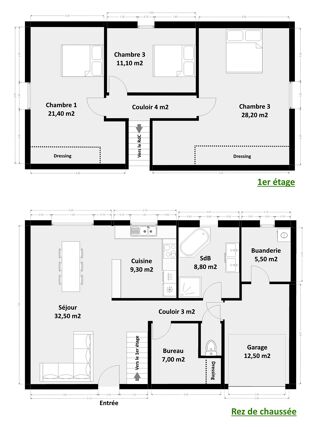  Maison à vendre 6 pièces 110 m²