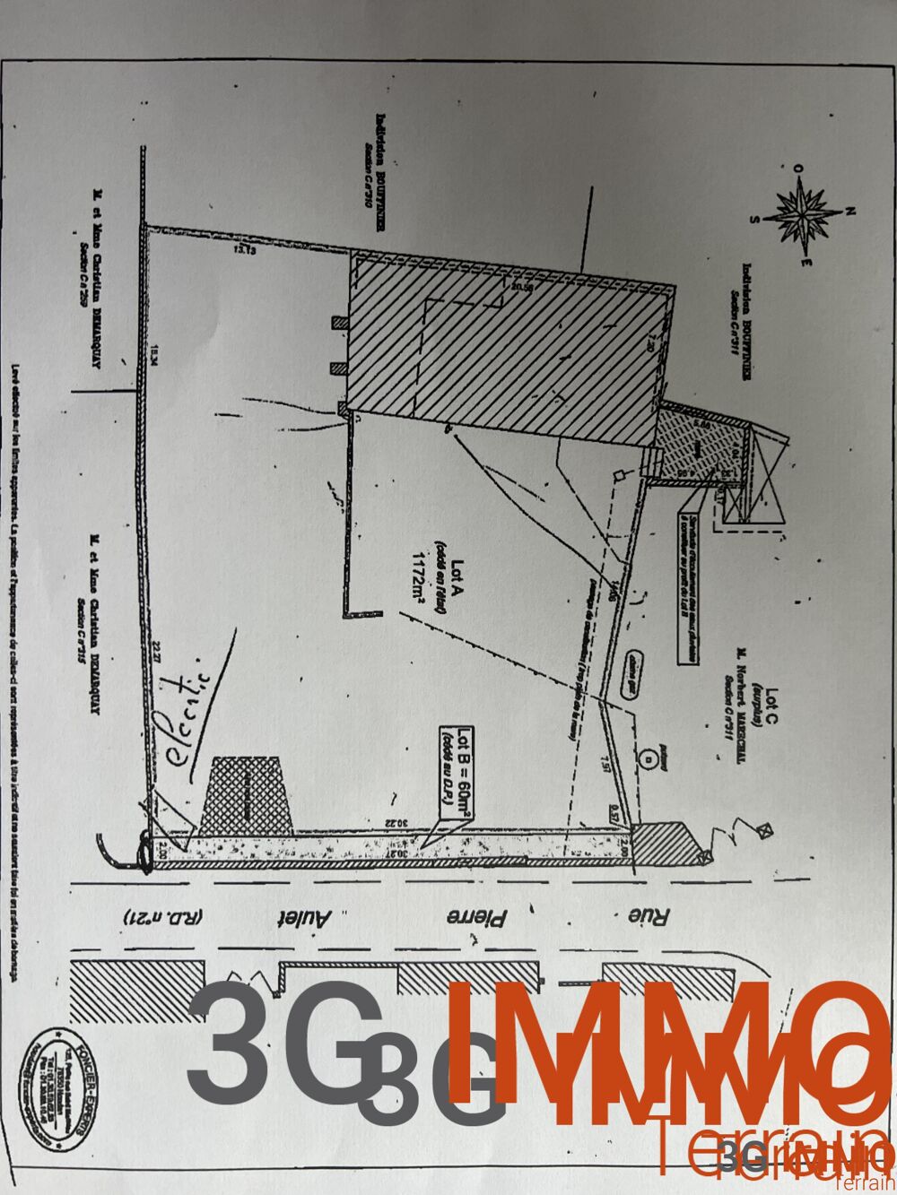Vente Terrain Terrain constructible Houdan