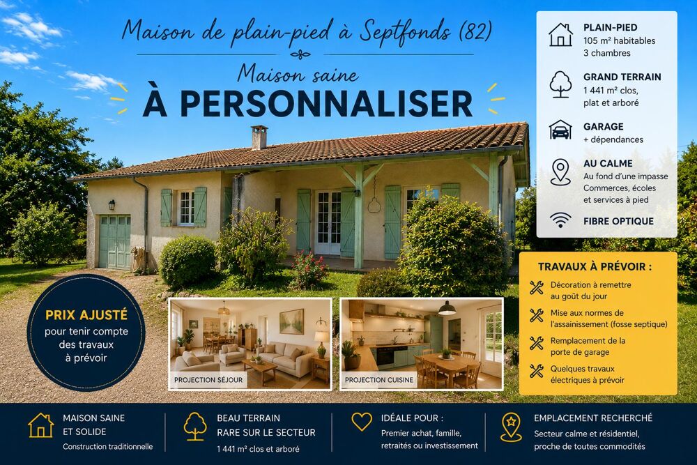 Maison 4 pièces