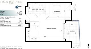  Appartement � vendre 2 pi�ces 43 m�