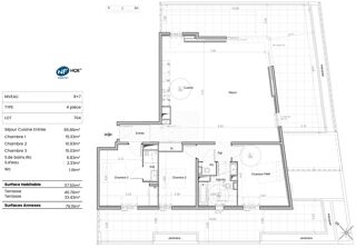  Appartement � vendre 4 pi�ces 117 m�