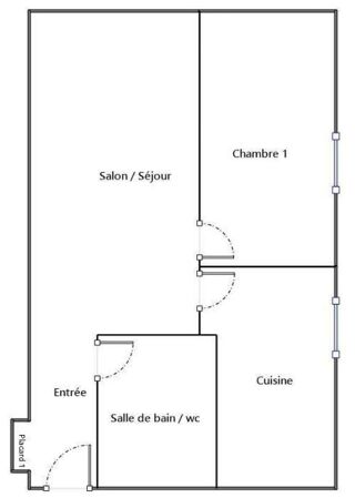  Appartement à vendre 2 pièces 29 m²