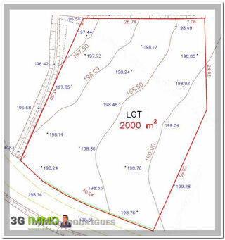  Terrain  vendre 2000 m Thze
