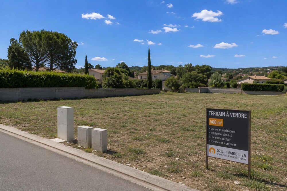 Vente Terrain Terrain constructible Vézénobres