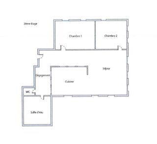  Appartement à vendre 3 pièces 60 m²